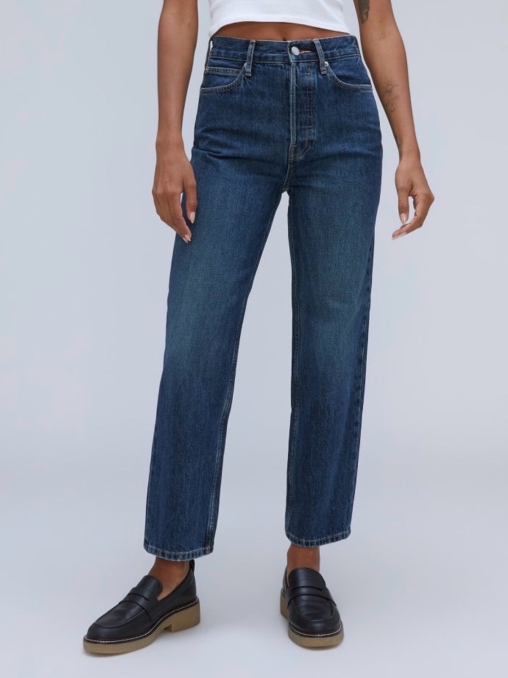 Everlane The Way-High Jean Dark Blue Size 26 R